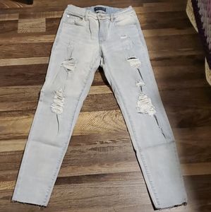 Aeropostale Distressed High Rise Curvy Jeggings Woman's Size 6 NWOT